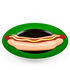 Assiette Hot-dog / Porcelaine - Ø 27 cm - Seletti