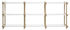 Scaffale Woody low - Larg 206 cm x h 85,5 cm di Hay