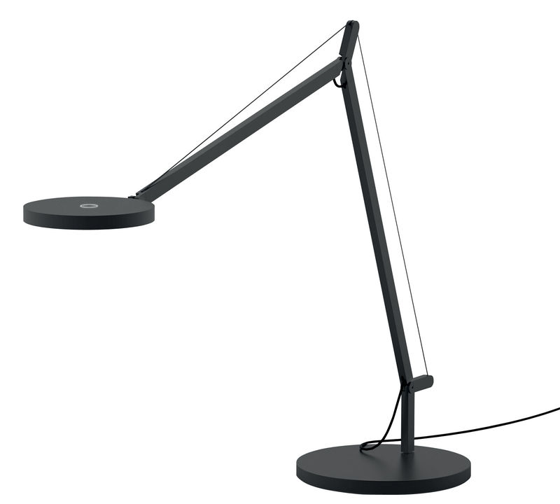 Illuminazione - Lampade da tavolo - Lampada da tavolo Demetra LED metallo grigio / Con rilevatore di presenza - Artemide - Grigio - Alluminio
