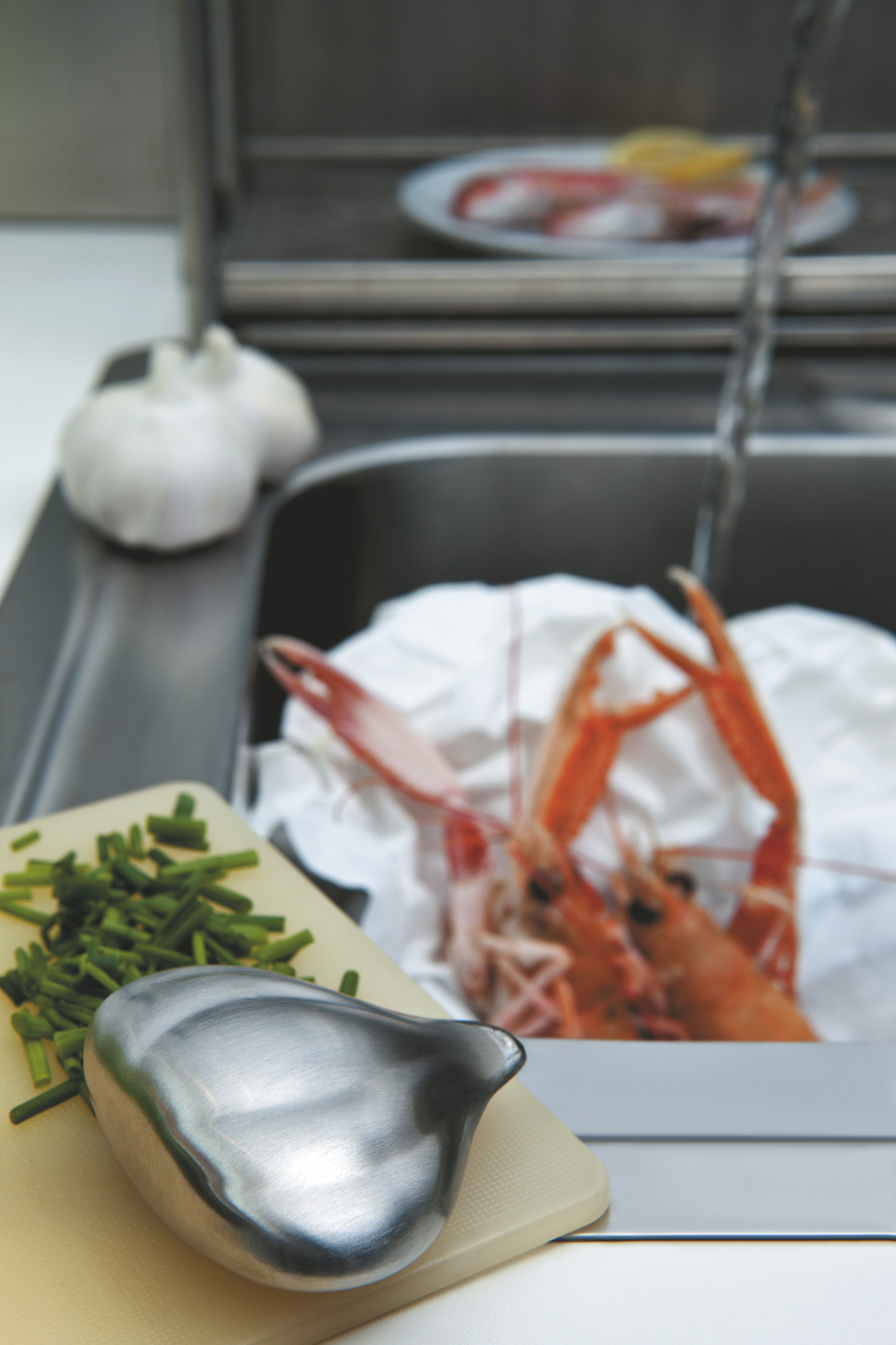 Savon Du Chef Alessi - Désodorisant Main En Acier Inox - Design Mat