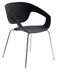 Vad Stackable armchair - Plastic & metal legs by Casamania