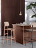 Loft Bar chair - / H 65 cm - Wood & metal by Muuto