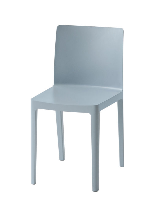 Mobilier - Chaises, fauteuils de salle à manger - Chaise Elementaire   - Hay - Bleu-gris - Fibre de verre, Polypropylène