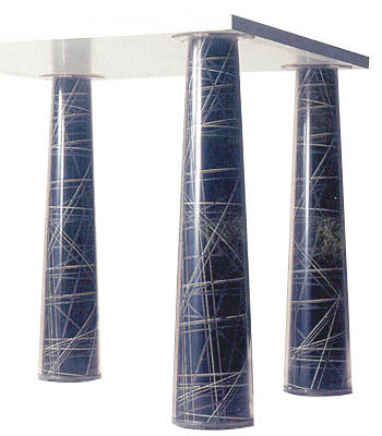 Furniture - Teen furniture - n°7 Table accessory - For the Flare tables legs - Set of 4 by Magis - Pattern N°7 - Paper coated with plastic