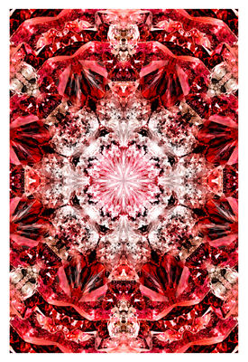 Déco - Tapis - Tapis Crystal Fire / 300 x 200 cm - Moooi Carpets - Tons rouges - Polyamide