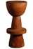 Ball Bar stool - Wood - H 74 cm by Pols Potten