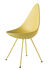 Drop Chair - / Plastic shell - Reissue 1958 by Fritz Hansen