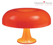 Lampe de table Masters' Pieces - Nesso / 1967 - Ø 54 cm - Artemide orange en matière plastique
