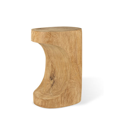 Sgabello in legno massiccio a forma di cuore WID Home and Garden supporto per lampada da tavolo o da tavolo realizzato a mano per durare per anni a scelta. poggiapiedi 