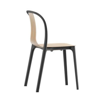 Mobilier - Chaises, fauteuils de salle à manger - Chaise Belleville / Bois - Vitra - Chêne naturel - Contreplaqué moulé, Polyamide