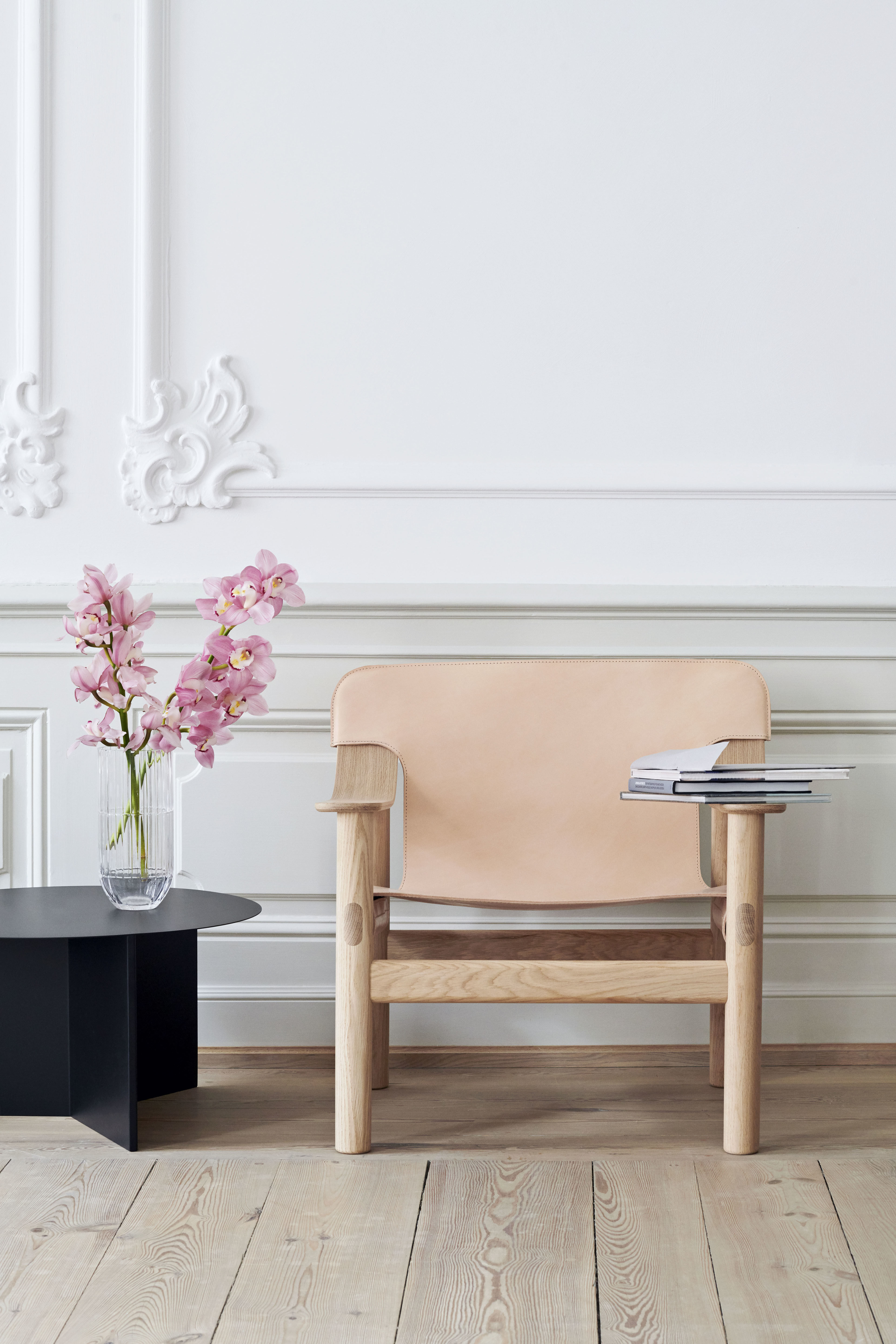 Lounge Sessel Bernard von Hay - Braun/Holz natur | Made In ...