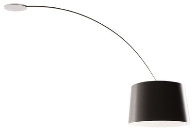 Luminaire - Suspensions - Plafonnier Twiggy / Rotatif - Foscarini - Noir - Fibre de verre, Matériau composite