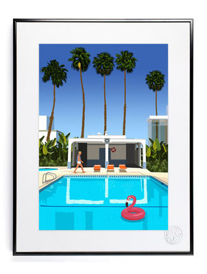 Déco - Objets déco et cadres-photos - Affiche Paulo Mariotti - Palm Springs / 40 x 50 cm - Image Republic - Palm Springs - Papier