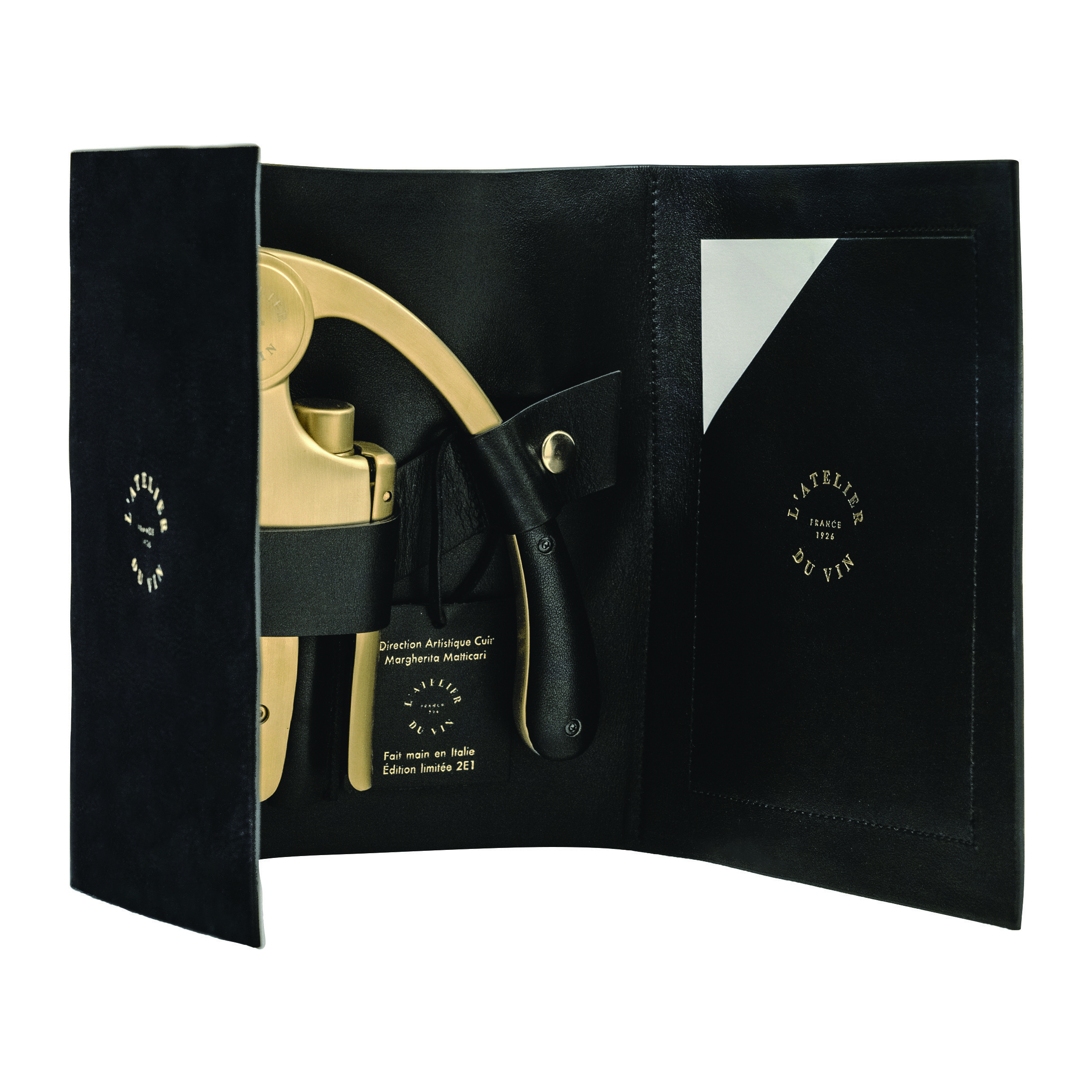 Cavatappi Oeno Motion Gold Nomad di L'Atelier du Vin - nero oro