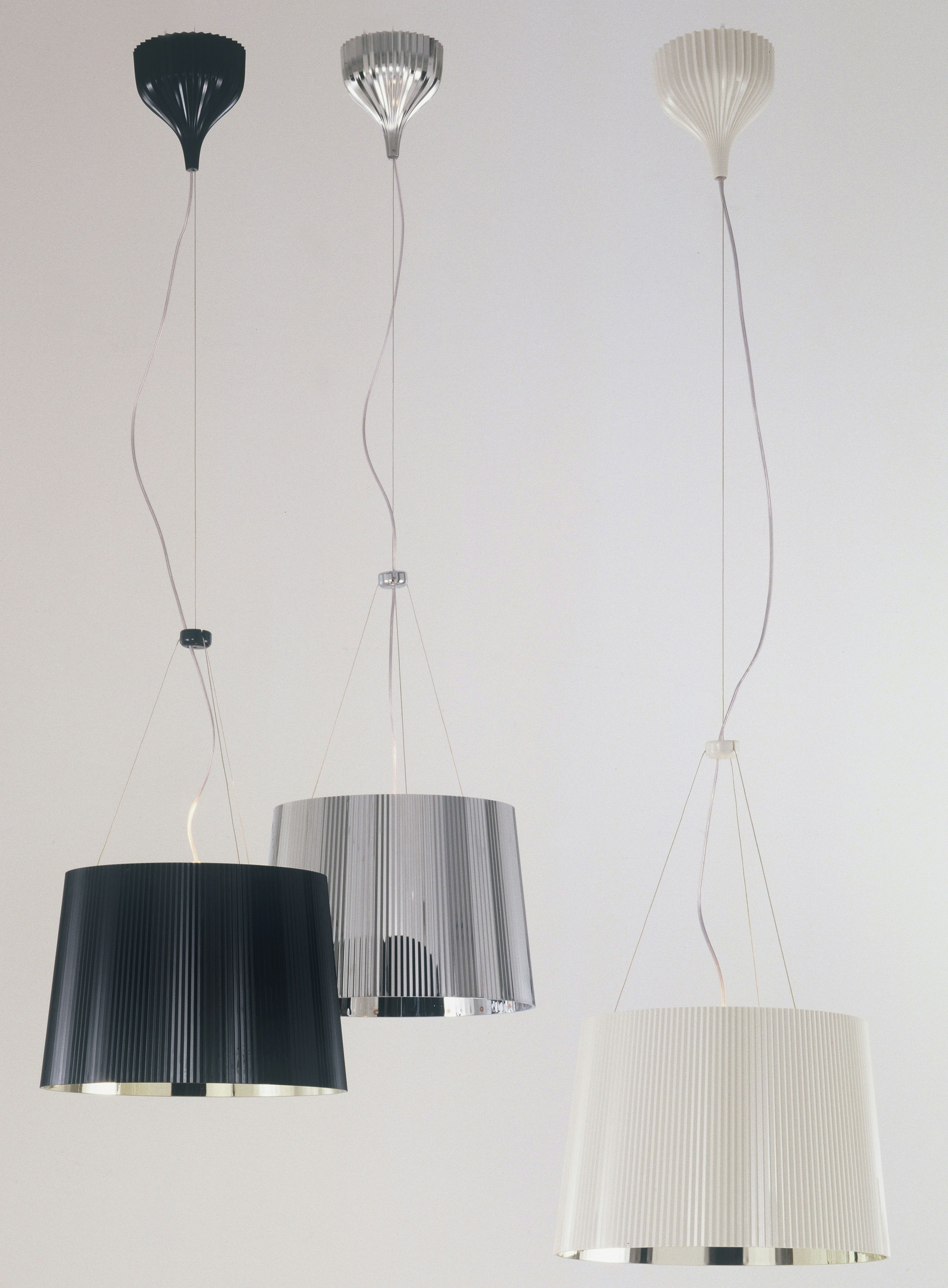 Kartell Gé Chrome Pendant Metal Made In Design UK