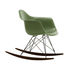 Rocking chair RAR - Eames Plastic Armchair - / (1950) - Gambe nere & legno scuro di Vitra