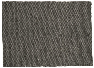 Decoration - Rugs - Peas Rug - 140 x 200 cm by Hay - Dark grey - Wool