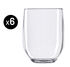 Vertical Party Beach Whisky Glas / 42 cl - 6er Set - Italesse