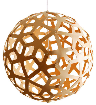 Lighting - Pendant Lighting - Coral Pendant - / Ø 80 cm by David Trubridge - Wood - Bamboo plywood