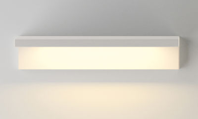 Arredamento - Scaffali e librerie - Scaffale luminoso Suite - /  L 32 cm / Collegamento a parete di Vibia - Bianco - metallo laccato, policarbonato