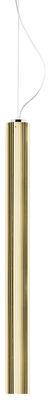 Illuminazione - Lampadari - Sospensione Rifly - / LED - H 90 cm di Kartell - Oro - Policarbonato metallico a maglia