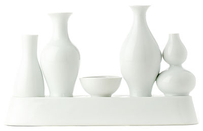 Déco - Vases - Vase Shanghai - Pols Potten - Blanc - Porcelaine vernie