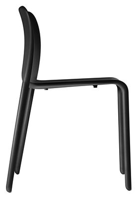 Mobilier - Chaises, fauteuils de salle à manger - Chaise empilable First Chair / Plastique - Magis - Noir - Polypropylène
