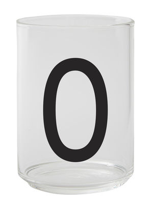 Design Letters - Verre Arne Jacobsen en Verre, Verre borosilicaté - Couleur Transparent - 22.89 x 22