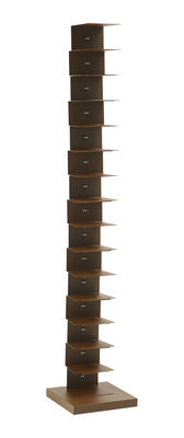 Furniture - Bookcases & Bookshelves - Ptolomeo Art XL Bookcase - 1 face - H 215 x L 40 cm by Opinion Ciatti - Corten brown - Steel with Corten effect