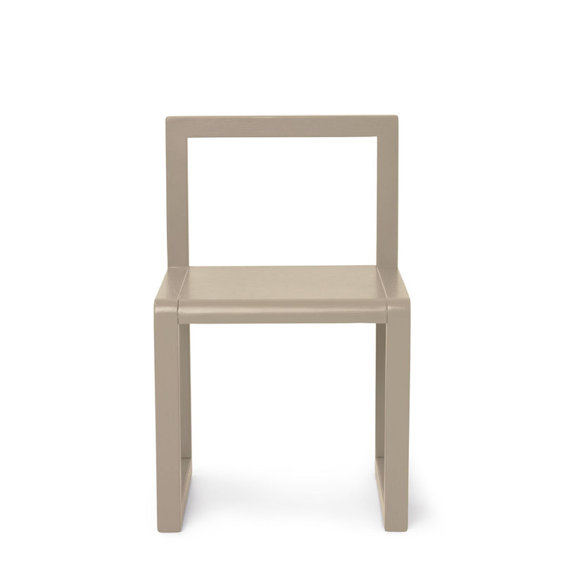 Furniture - Kids Furniture - Little Architect Children\'s chair wood beige / Wood - Ferm Living - Cashmere beige - Ash plywood, Ashwood