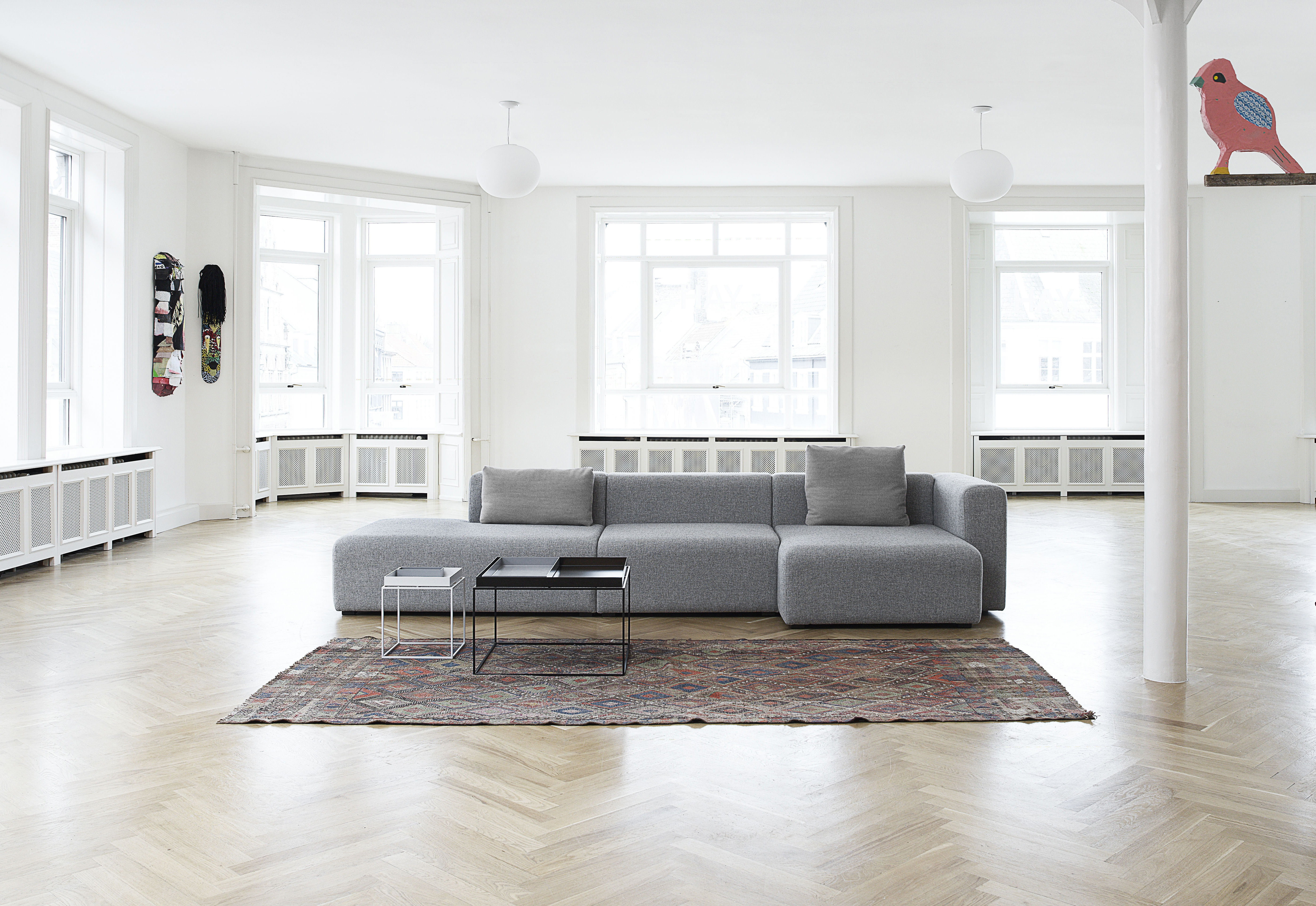 Hay Mags Corner sofa - Grey | Made In Design UK
