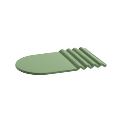 & klevering - Plat Wave en Céramique - Couleur Vert - 19.31 x 19.31 x 1.5 cm - Made In Design