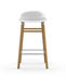 Form Bar stool - H 65 cm / Oak leg by Normann Copenhagen