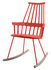 Rocking chair Comback / Polycarbonate & pieds bois - Kartell