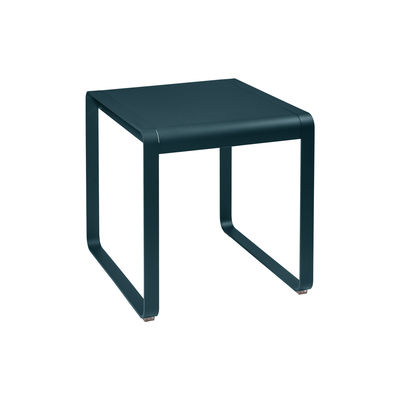 Fermob - Table rectangulaire Bellevie en Métal, Aluminium - Couleur Bleu - 79.9 x 79.9 x 74 cm - Des