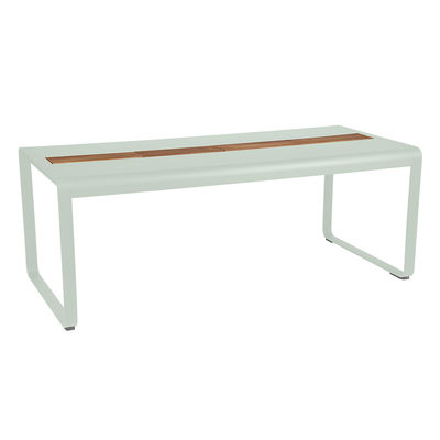 Fermob - Table rectangulaire Bellevie en Métal, Aluminium - Couleur Vert - 16.5 x 125.19 x 74 cm - D