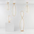 Lampe de table Arrival LED / Aluminium - H 66 cm - Artemide