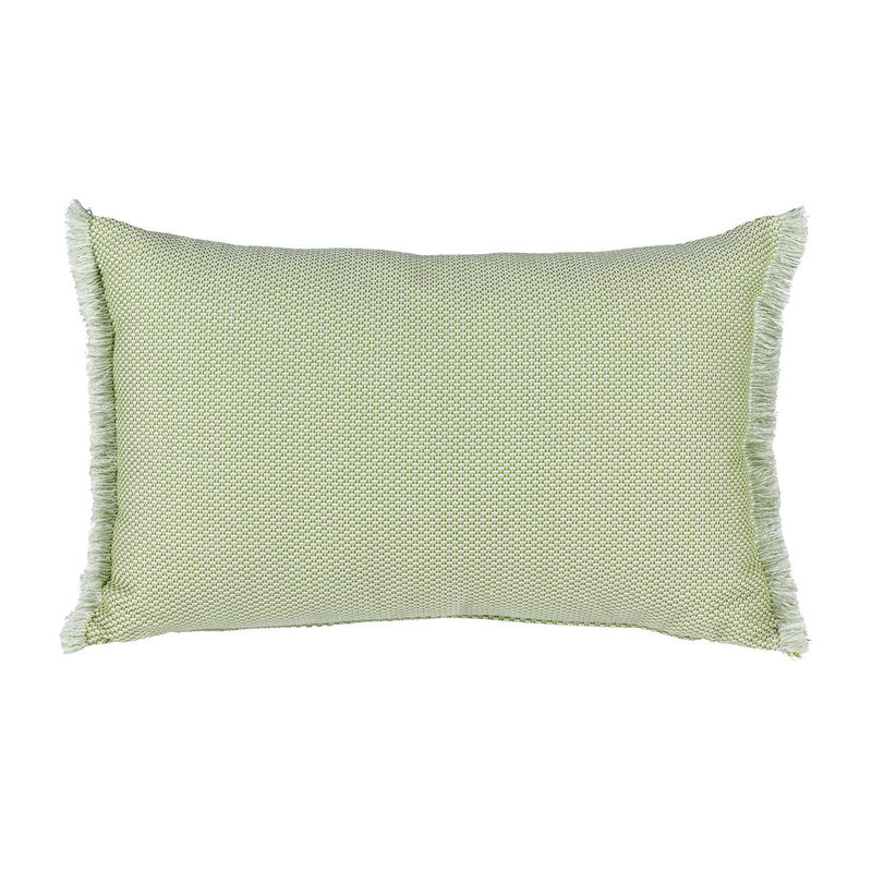 Decoration - Cushions & Poufs - Evasion Outdoor cushion textile green / 68 x 44 cm - Fermob - Panama green - Acrylic fabric, Foam