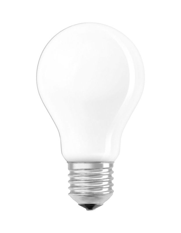 Luminaire - Ampoules et accessoires - Ampoule LED E27  verre blanc / Standard dépolie - 7W=60W (2700K, blanc chaud) - Osram - 7W=60W - Verre