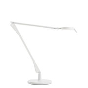 Lampe de table Aledin TEC / LED - Diffuseur plat / Version mate - Kartell blanc en matière plastique