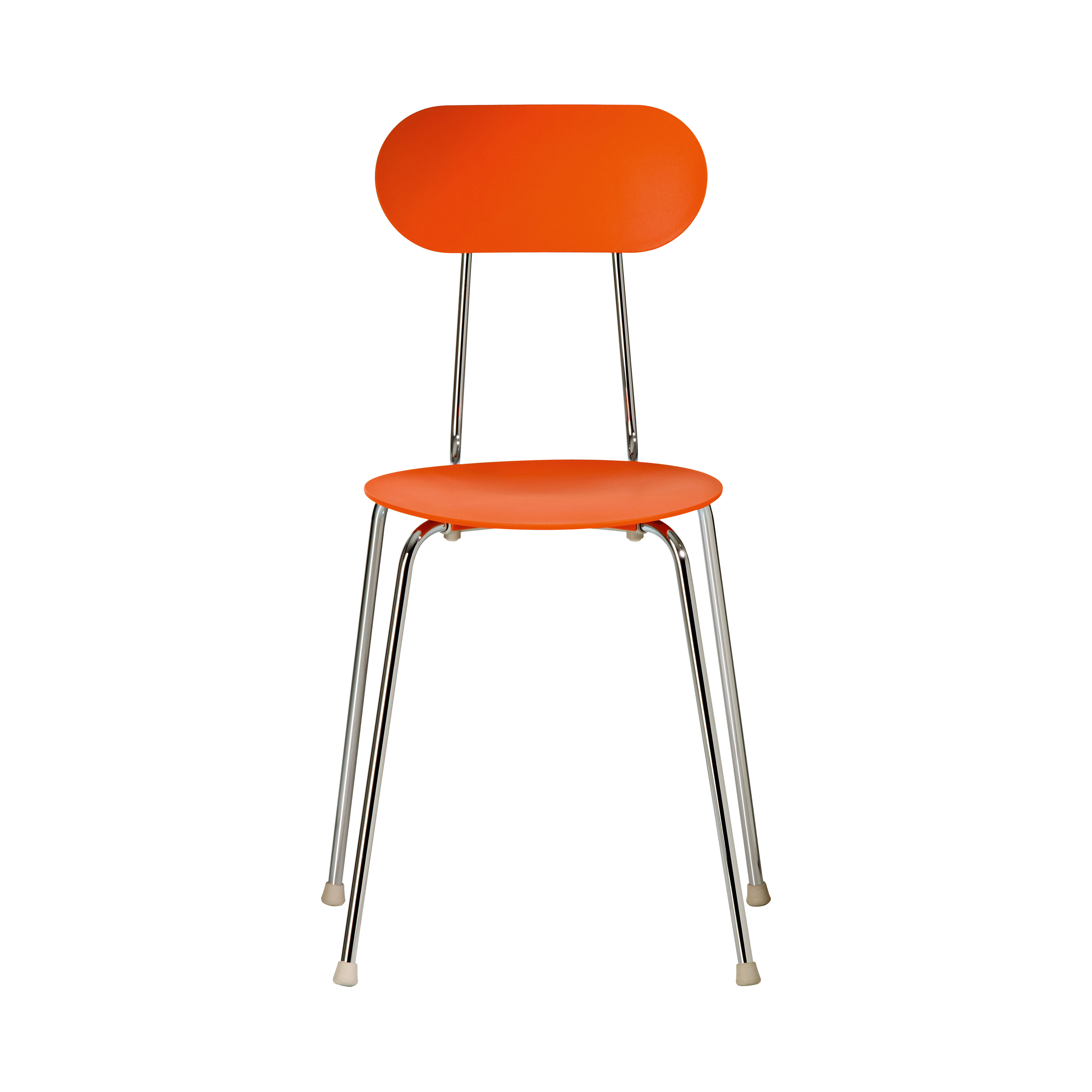 Magis Mariolina Stacking chair - orange chromed | Made In Design UK