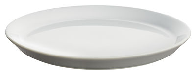 Tisch und Küche - Teller - Tonale Dessertteller - Alessi - Hellgrau / innen weiß - Keramik im Steinzeugton