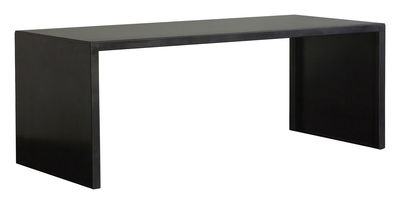 Möbel - Tische - Big Irony Desk rechteckiger Tisch - L 160 cm - Zeus - Phosphatiertes Stahlblech schwarz - 160 x 75 cm - phosphatierter Stahl