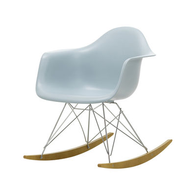 Vitra - Rocking chair Eames Plastic Armchair en Plastique, Polypropylène - Couleur Bleu - 63 x 82.77