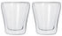 Bicchiere Duo / Set da 2 bicchieri a doppia parete - Leonardo