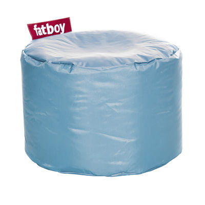 Arredamento - Mobili per bambini - Pouf Point Original - / Nylon - Ø 50 cm di Fatboy - blu ghiaccio - Tessuto