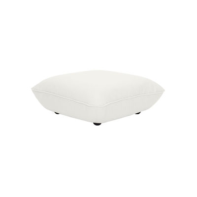 Canapé modulable Blanc Tissu Moderne Confort Promotion