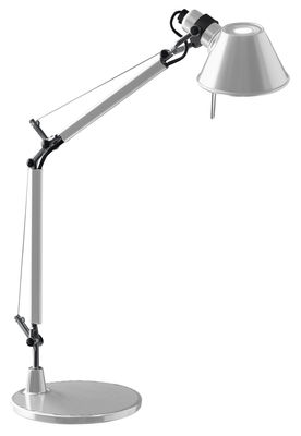 Illuminazione - Lampade da tavolo - Lampada da tavolo Tolomeo Micro di Artemide - Alluminio - Alluminio anodizzato, Alluminio lucido