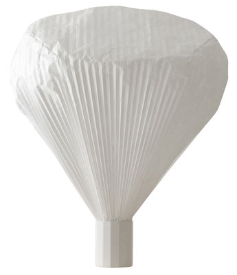 Luminaire - Lampes de table - Lampe de table Vapeur / H 63 cm - Moustache - Base blanche / Diffuseur blanc - Métal laqué