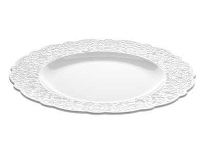 Table et cuisine - Assiettes - Assiette Dressed Ø 27 cm - Alessi - Assiette Ø 27 cm - Blanc - Porcelaine